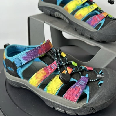 Sandalias Keen Newport H2 Water Shoes para mujer 7 arco iris tie dye lavables Foto 1 de 4