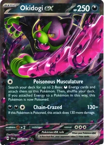 Okidogi ex - 036/064 036/064 Casi Como Nuevo SV: Fábula Envuelta Doble Pokémon Raro - Imagen 1 de 2