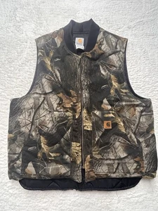 Carhartt V20 XL Realtree Hardwoods Camo Vest Artic Quilt Lined USA Union Made  - Picture 1 of 24