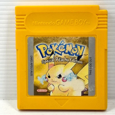 Pokemon Yellow Version Pikachu Edition - Nintendo Gameboy Cartridge *AUS PAL* - image 1 of 2