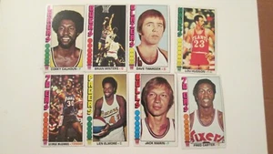 1976-77 Topps Basketball Starter Lot 16 w/stars Vg/Ex - Picture 1 of 2