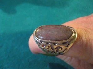 Anello Agata Argento Sterling Taglia 91/2 davvero bello!!! & PESANTE - Foto 1 di 4