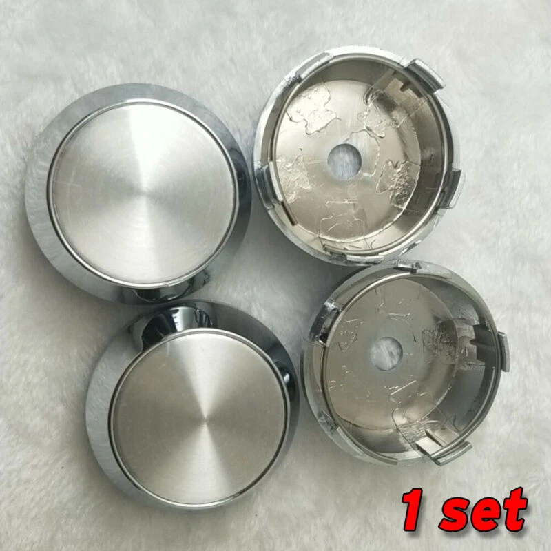 Universal 4pcs 60mm (56mm) Car Wheel Hub Center Caps for Car Rims Accessories - Image 1 of 4