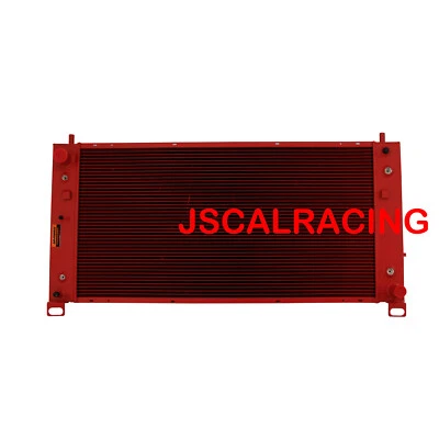 SPAWON Aluminum Red Radiator For Chevrolet Silverado GMC Sierra 1999-2014 AT — 第 1/4 张图片