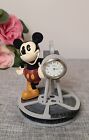 Vintage 1980s R879 Disney Mickey Mouse Movie Film Reel Figurine With A Clock