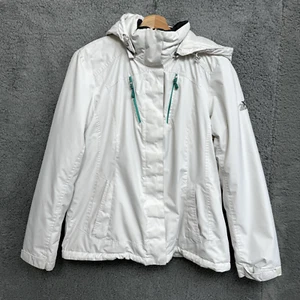 ZeroXPosur Coat Jacket Women L White Hooded Gorpcore Utility Normcore Hiking - Picture 1 of 24