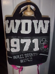 Vintage Walt Disney World Tasche/Rucksack genäht - Bild 1 von 4