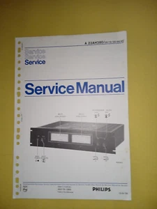 Service Manual für Philips Hifi A 22 AH 380 - Bild 1 von 1