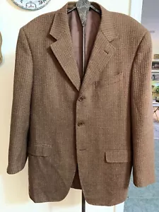 CANALI proposta Jacket SPORT COAT 100% WOOL Brown 3 Button Classic Italy - Imagen 1 de 11