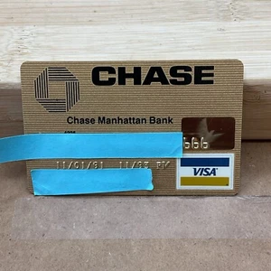 Chase Manhattan Bank MasterCard credit card 666 expired 1993 S125 - Picture 1 of 2