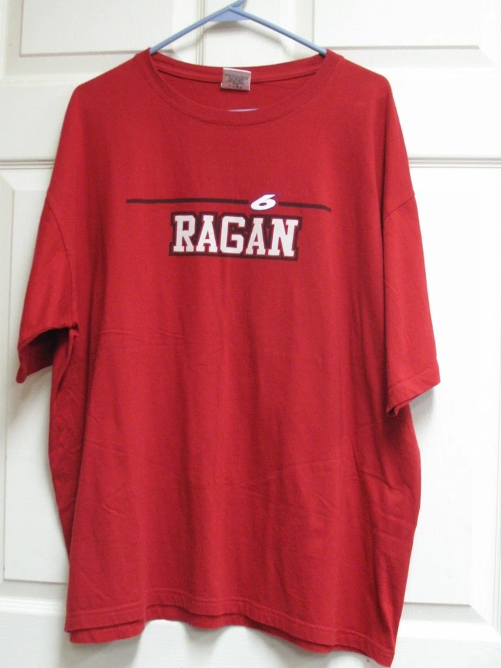 NASCAR Chase Authentics 红色 David Ragan #6 T 恤男式 XL 码 — 第 1/4 张图片
