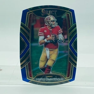 2020 Panini Select Club Level Blue Die-Cut Prizm Jimmy Garoppolo 49ers #218 - Picture 1 of 2