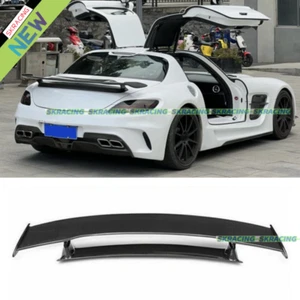 Carbon Fiber GT Style Rear Spoiler Trunk Wing For Benz SLS AMG C197 R197 2010-14 - Picture 1 of 18