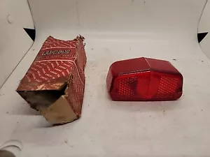 L564 NOS Lucas Tail Lamp Light Lens Triumph BSA Norton Matchless AJS 500 650 350 - Picture 1 of 5