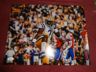 LEONARD FOURNETTE LSU TIGERS SIGNED 11X14 PHOTO W/JSA COA - Image 1 of 3