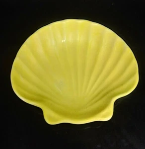 Yellow Shell Shape Soap Trinket Dish - Picture 1 of 5