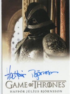 Game of Thrones Complete Series Vol 1 Auto Hafpor Julius Bjornsson as Gregor - Picture 1 of 1