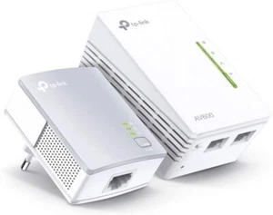 Tp-Link WLAN Powerline Adapter Set TL-WPA4220 Kit (600Mbit / S, WLAN 300Mb / S, Wi- - Zdjęcie 1 z 6