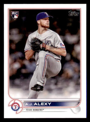 2022 Topps #547 A.J. Alexy RC - Image 1 of 2