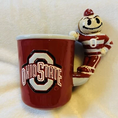 Ohio State University OSU Brutus Ceramic Mug Cup Champion Treasures 2005 RARE - Image 1 of 4