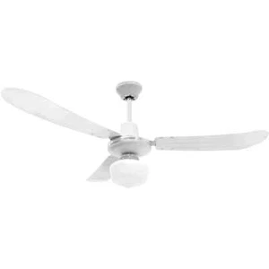 VENTILATORE SOFFITTO 3 PALE DIAMETRO 120CM E LAMPADARIO CON TELECOMANDO 70W - Foto 1 di 2