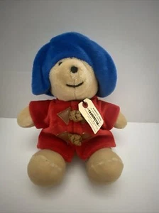 Oso Eden Paddington de colección 8" abrigo rojo de felpa sombrero azul juguete de peluche - Imagen 1 de 9