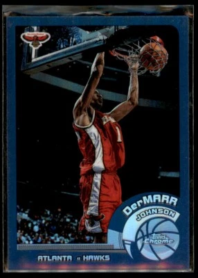 2002-03 Topps Chrome Base Refractor Dermarr Johnson Atlanta Hawks #83 - Image 1 of 2