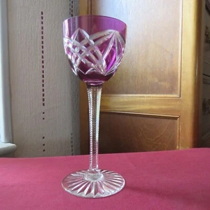 Glas Roemer Farbe Amethyst IN Glas Baccarat Modell N 1136 - Bild 1 von 10