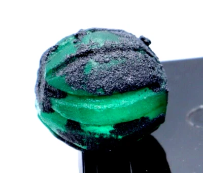 Pedra preciosa solta bruta colombiana corte melão esmeralda verde natural 218 quilates - Imagem 1 de 4