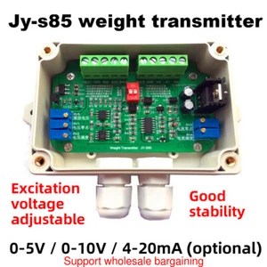 JY-S85 DC18-26V Current Load Cell Amplifier Weight Transmitter 4-20mA 0-5V/0-10V - Picture 1 of 23