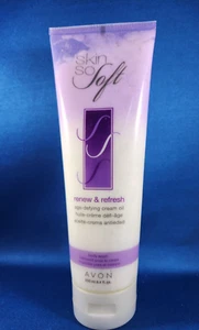 AVON Skin So Soft Renew & Refresh Age-Defying Cream Oil Lotion 8.4oz NOS - Picture 1 of 3