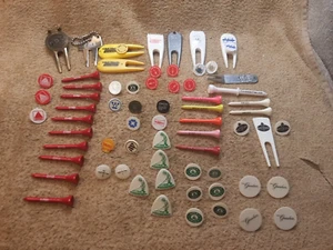 Golf Ball Marker Divot Tool Tee Lot National brand advertising Shell Amoco More - Picture 1 of 11