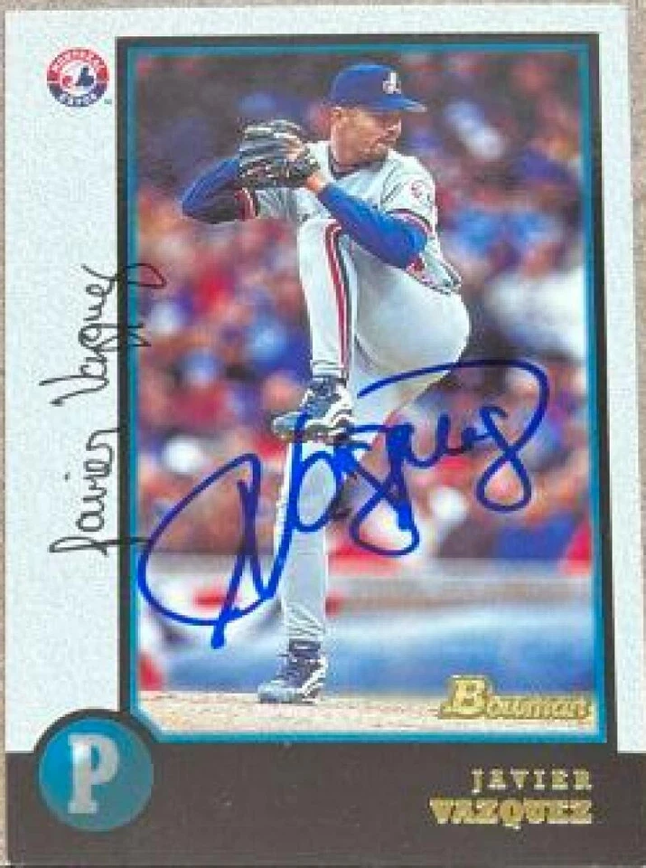 Javier Vazquez Autographed 1998 Bowman #339 - Image 1 of 1