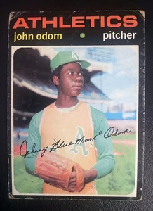 Topps #523 1971 - John Odom - Oakland Athletics - Imagen 1 de 2