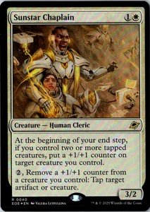 Sunstar Chaplain R Edge of Eternities 40 FOIL Near Mint - Picture 1 of 1