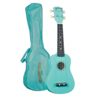 Diamond Head Soprano Ukulele | Turquoise - Image 1 of 4