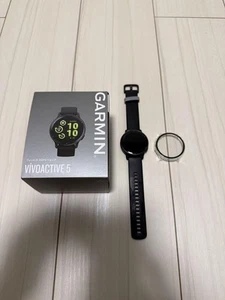 Garmin Vivoactive 5 GPS Smartwatch Black Lightly Clean Screen Minor Band Wear - Zdjęcie 1 z 1