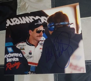 Vintage NASCAR Dale Earnhardt Signed Autographed Marketing Photo 8x10 Rare #3 - Picture 1 of 2