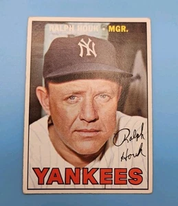 Tarjeta de béisbol 1967 Topps #468 Ralph Houk New York Yankees Manager - Imagen 1 de 6