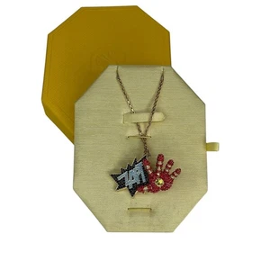 Swarovski Iron Man Marvel pendant Necklace that transform into brooch Unisex - Picture 1 of 13