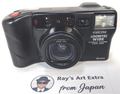 Cámara fotográfica compacta Kyocera Zoomtec ancha 35 mm probada funcionando Japón vintage Foto 1 de 4
