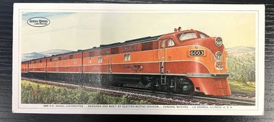 6000 H.P. Diesel Locomotive Southern Pacific Company Spec Card - Image 1 of 2