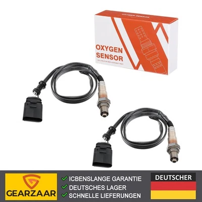 Sonda lambda sonda di regolazione adatta per VW Golf 4 250-24432 06C906265A 1K0998262R 2x - Immagine 1 di 4