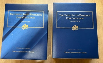 PCS "THE US PRESIDENTS COIN COLLECTION" 45 Coins And Stamps Vol 1 &2 - Image 1 of 4
