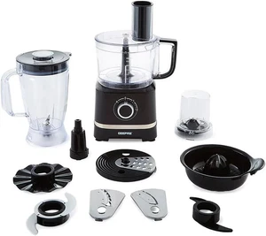 Geepas 800W 10 in 1 Food Processor Blender | Multifunctional Chopper Shredder - Picture 1 of 9