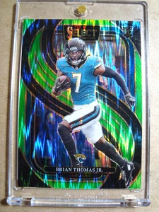 2024 Brian Thomas Jr. Select Rookie Premier Green Shock Prizm RC /499 🔥🔥🔥 - Picture 1 of 3