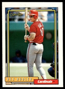 1992 O-Pee-Chee Rex Hudler St. Louis Cardinals #47 - Picture 1 of 2
