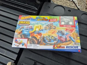 Hot Wheels Monster Trucks Arena Smashers Cambios de Color 5 Alarmas Rescate - Imagen 1 de 7