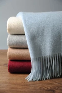 Coperta da Getto 100% Puro Cashmere per Divano, Design Classico con Confezione Regalo (Bambino... - Foto 1 di 9