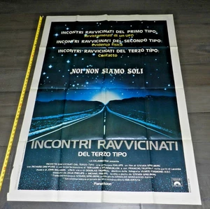 PÓSTER ENCUENTROS CERCANOS DEL TERCER TIPO GRANDE FRANCÉS 38" X 55" BONITO GRANDE - Imagen 1 de 6